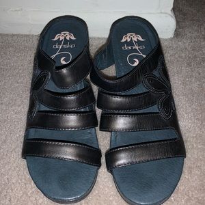 Black Dansko Sandals